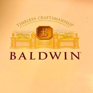 Never Used Still in box Baldwin brass candle sticks